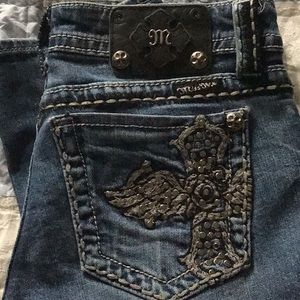 Miss Me Cropped Sz 28